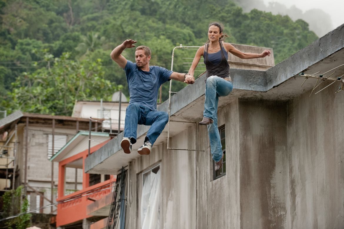 Walker and Jordana Brewster -- who played his love interest, Mia, in the films -- in "Fast 5."
