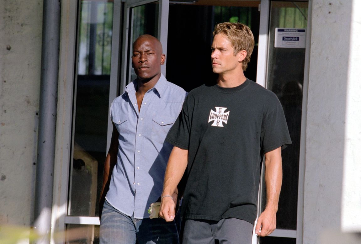 Tyrese Gibson took over for Diesel opposite Walker in 2003's "2 Fast 2 Furious."