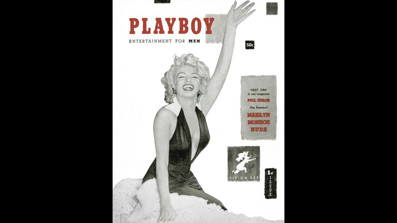 Esta es la portada de diciembre de 1953, la primera con Marilyn Monroe.