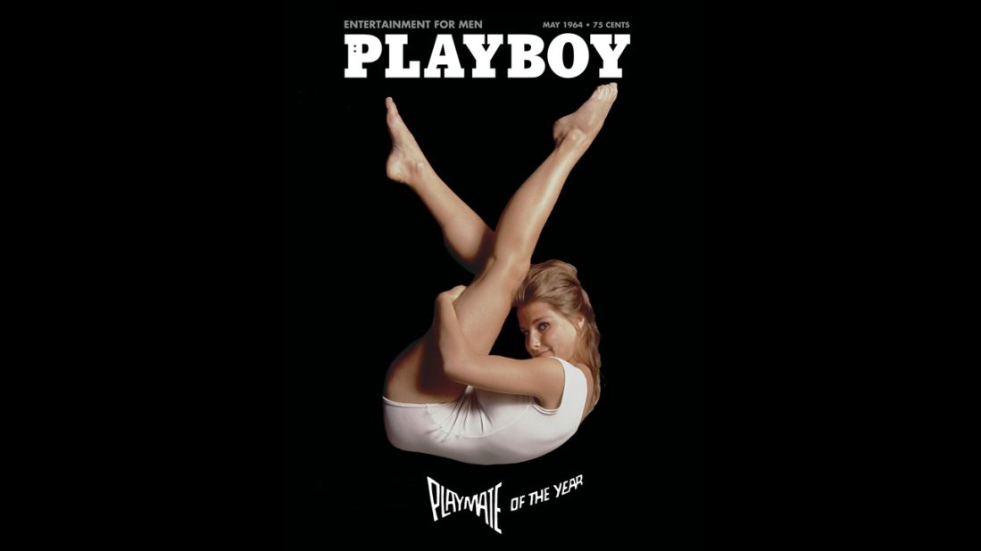 Donna Michelle appears in the shape of Playboy's bunny logo on the May 1964 cover. "I had this idea of a girl posing in the shape of the rabbit, but I thought no model would be able to do it," said Art Paul, Playboy's first art director. "I asked Donna and there was no problem. She got into that position with great ease and could still smile."