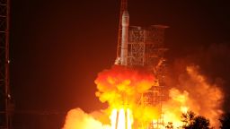 The Chang'e-3 rocket carrying the Jade Rabbit rover blasts off, from the Xichang Satellite Launch Center in the southwest province of Sichuan, China, on December 2.