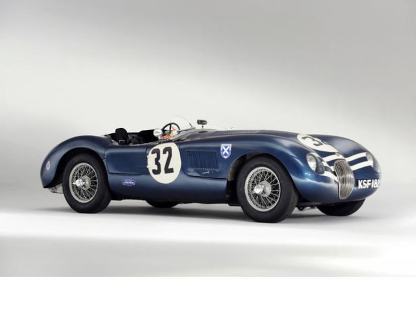 The 1952 Jaguar "C-Type" was last night's biggest draw at Bonham's historic car auction, fetching $4.8 million when the hammer went down. 