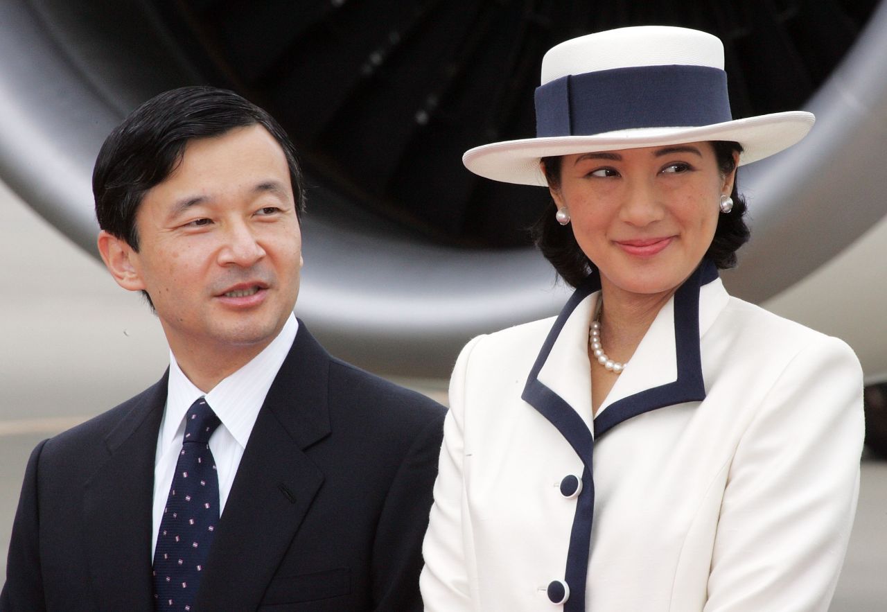 Prince Naruhito, seen here with his wife, Princess Masako, is heir to the imperial throne of Japan.