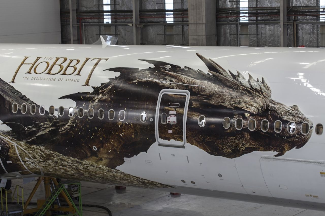 "To see Smaug fly off the big screen and into the skies like this is pretty exciting," said director Peter Jackson in a statement. "We're proud to debut him here in New Zealand, where our team has worked so hard to bring him to life." 