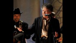 Dylan performs during the Grammy Awards in Los Angeles in 2011.