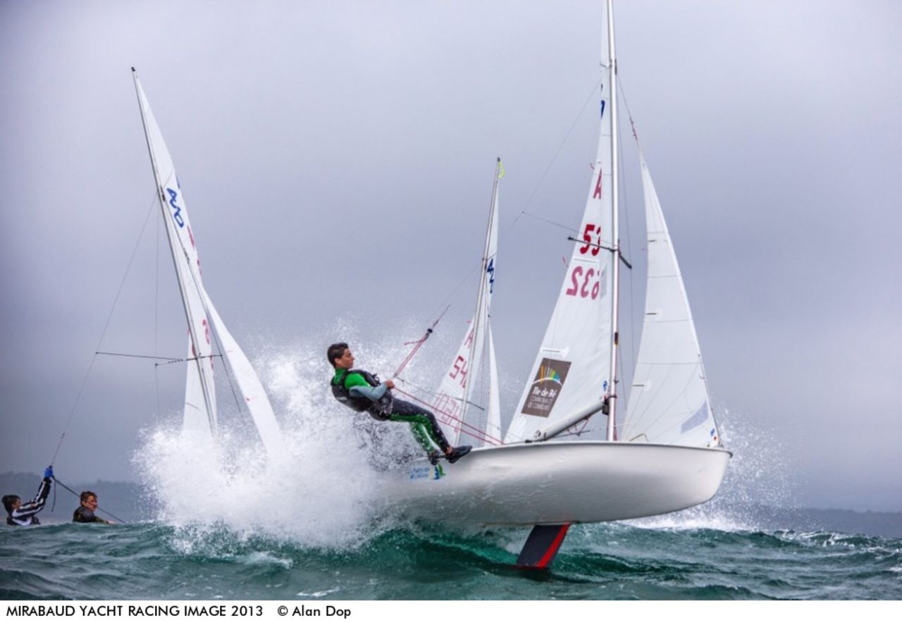 The physicality of sailing is summed up with aplomb here during August's 420 European Junior Championships in Pwllheli, Wales, with winds of 20 knots.