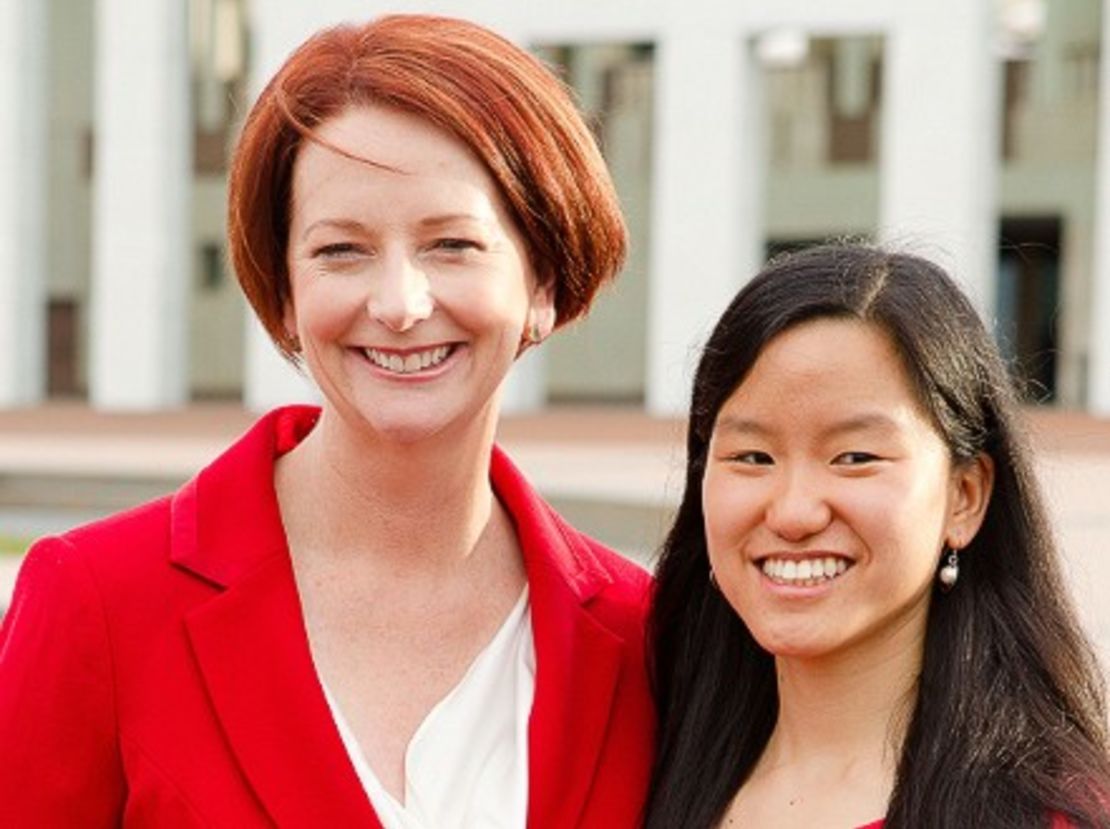 Former Australian Prime Minister Julia Gillard and Marita Cheng. - (Marita Cheng)