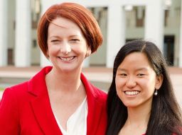 Former Australian Prime Minister Julia Gillard and Marita Cheng. - (Marita Cheng)