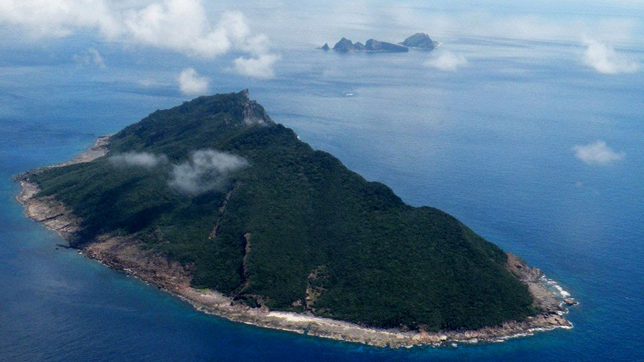 This aerial shot taken on September 15, 2010, shows the disputed islands, known as Senkaku in Japan and Diaoyu in China, in the East China Sea.