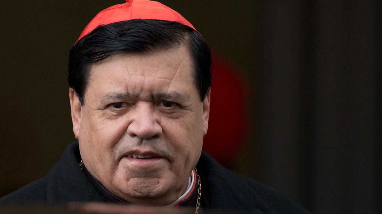 Mexico's archbishop, Norberto Rivera Carrera, has called on parishioners to report extortion to authorities after a cartel threatened the city's main seminary.