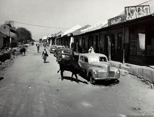 Many black African migrants, especially, ended up being forced to live in rundown townships outside Johannesburg.