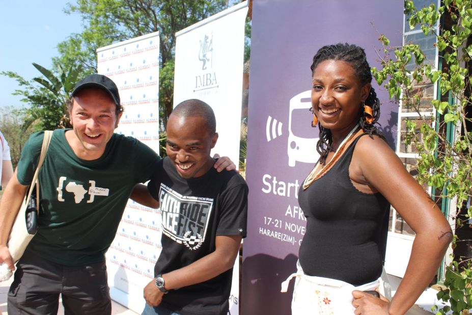 The trip brought together 35 coders, designers and business developers who were tasked with conceiving and launching new startups to address local issues.
