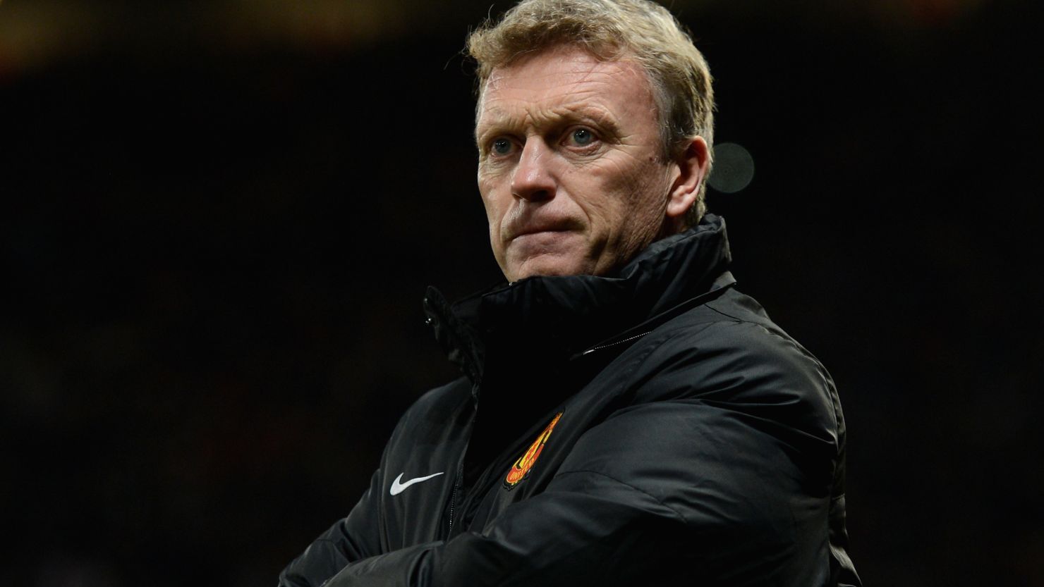 Manchester United manager David Moyes endured a night to forget after his team was beaten by Everton.