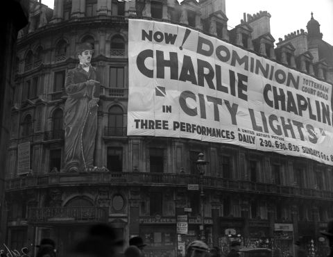 Virginia Cherrill only needed to say two lines in the scene which Chaplin made her re-do hundreds of times: "Flower sir?" But his determination appeared to pay off -- "City Lights" was a box office hit, despite being a silent film in a new era of sound. 