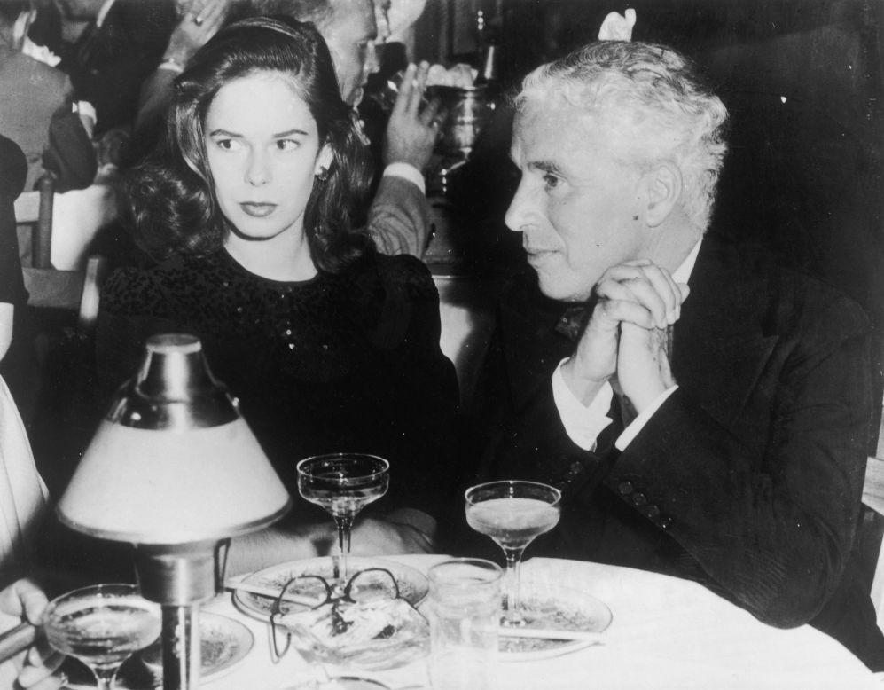 After leaving the U.S. in the 1950s and moving to Switzerland with wife Oona O'Neill (pictured), Chaplin ordered many of his outtakes to be destroyed. The couple remained married until his death in 1977 and had eight children.
