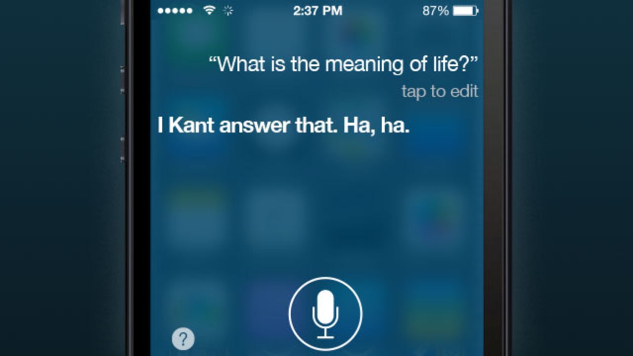 The developers at Apple baked some wit into Siri's otherwise robotic responses -- but could we be headed to a future where technology can provide a more technical answer to this question? 