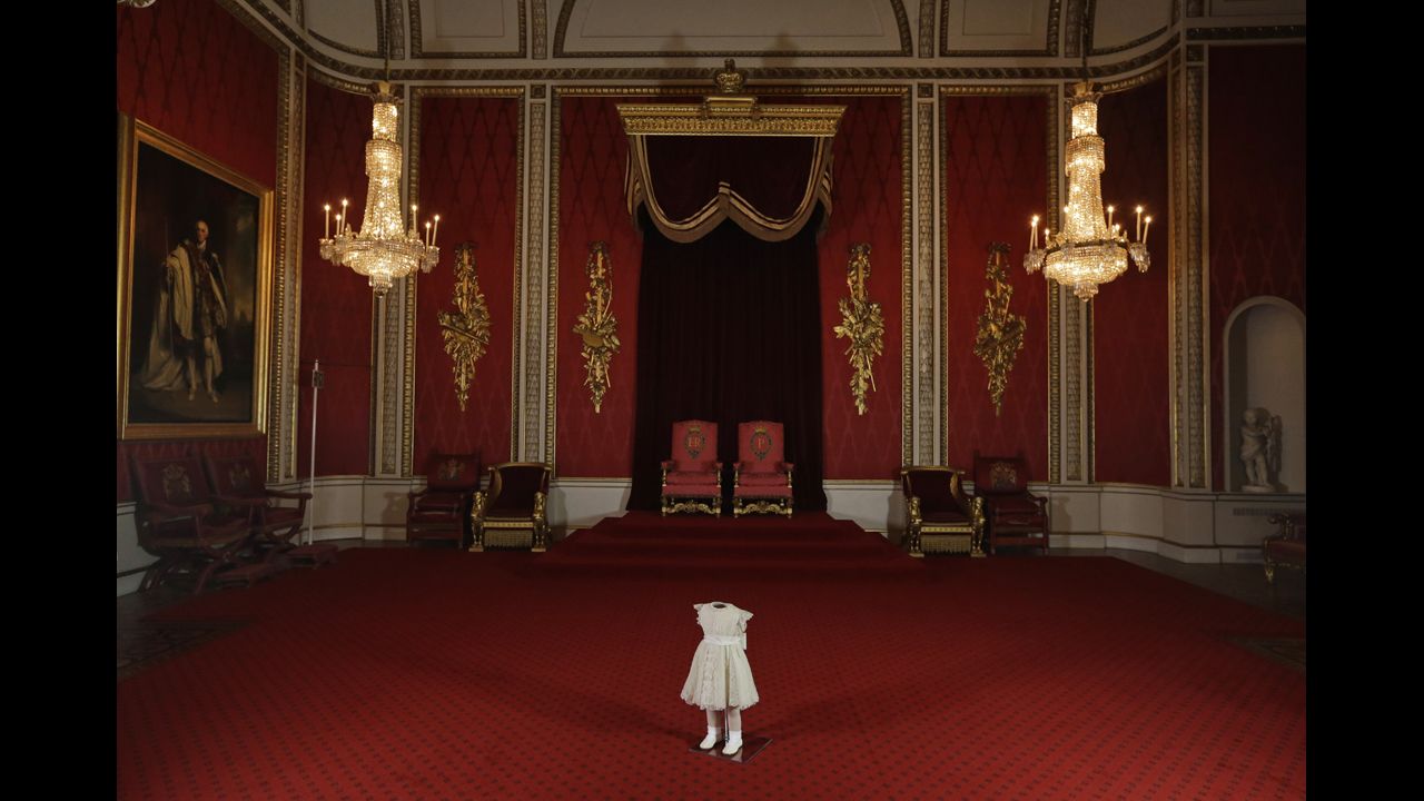 <strong>January 24:</strong> This outfit, seen in the Throne Room of Buckingham Palace, was worn by Princess Anne during Queen Elizabeth II's coronation on June 2, 1953. The year 2013 marked the 60th anniversary of the queen's coronation.