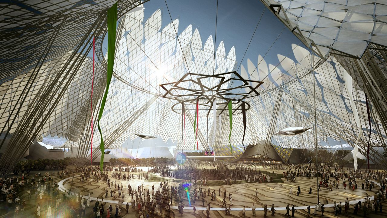 Welcoming the world: How the main Expo site will look in 2020.