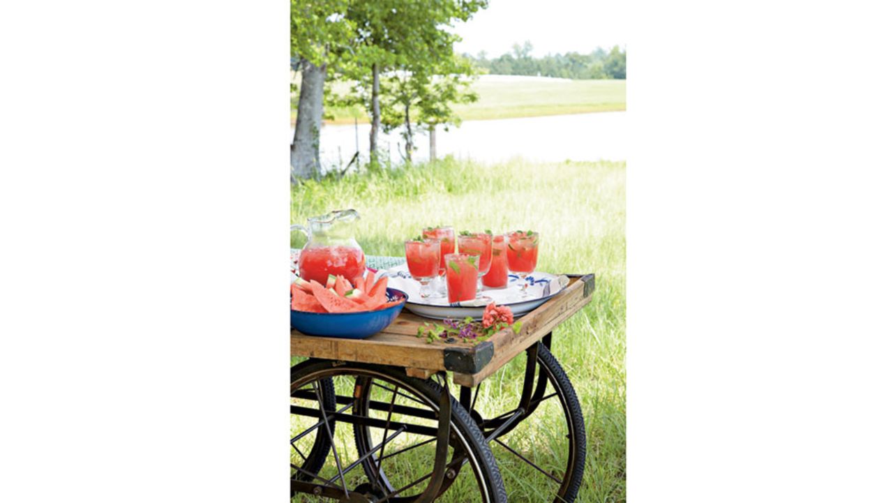Jennifer Kopf, the home editor for Southern Living, said modern hosts and hostesses want to have access to the bar wherever they entertain -- even keeping mini bar setups in different areas of their home, including the porch or deck.