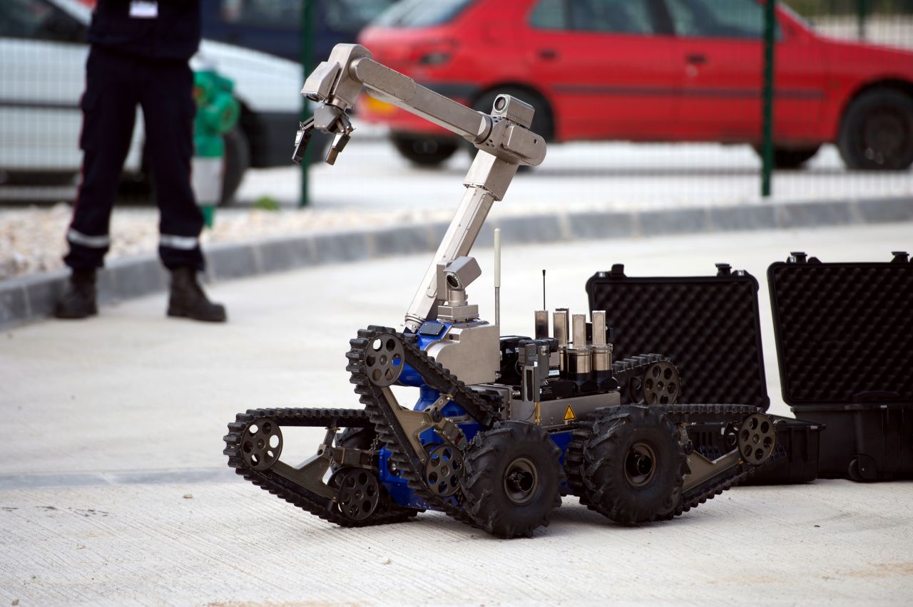 In October 2013, Telerob, developed by aerospace firm Cobham, received two gold medals in EURATHLON, a new robot competition seeking the smartest emergency response robots in the world. Telerob is principally a robotic bomb disposal system but it can handle all sorts of hazardous materials, including in a smoke-filled environment.