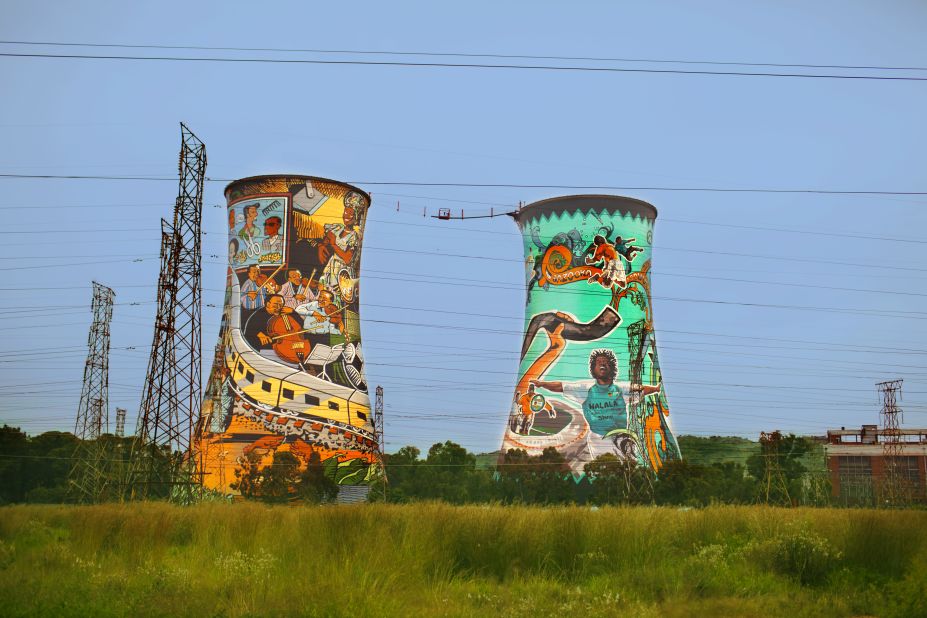 Originally the site of a coal fired power station, you can now bungee jump from the Orlando Towers in Soweto.