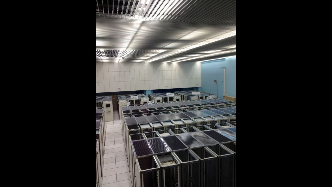 This is the CERN Computing Center. Tim Berners-Lee invented the World Wide Web at CERN. 