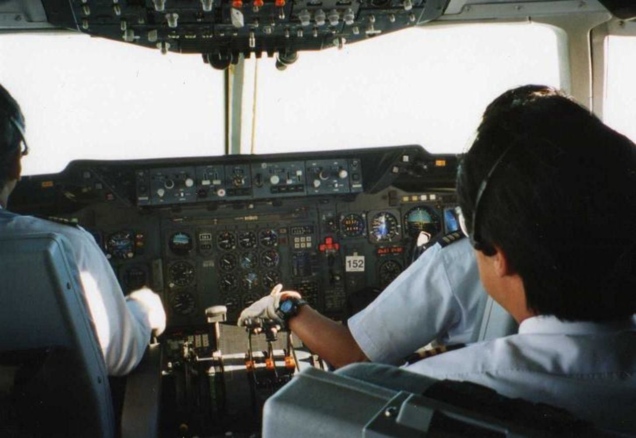 The DC-10 requires a three-person crew -- most commercial airliners today operate with a (cheaper)  two-person crew.