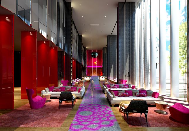The new W Beijing is located steps away from the Forbidden City. Opening: June 28, 2014.  