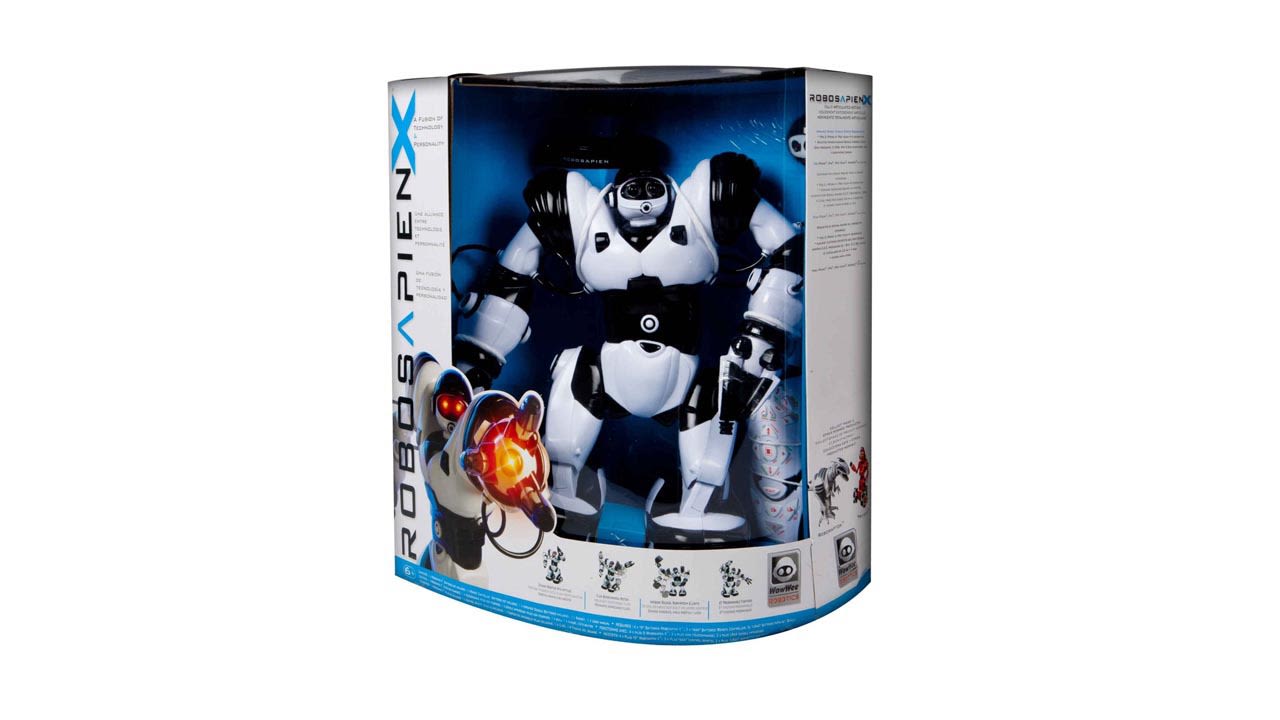 <a href="http://www.wowwee.com/en/products/toys/robots/robotics/robosapiens/robosapien-x" target="_blank" target="_blank"><strong>WowWee Robosapien X</strong></a><strong>. </strong>From the makers of the Roboraptor -- the remote-controlled dinosaur to get if you¹re getting remote-controlled dinosaurs -- comes the Robosapien X, an update of a product WowWee introduced 10 years ago. The updated version, a 14-inch humanoid robot, works with an included remote control -- or an iPhone or Android. Maybe humans and dinosaurs didn¹t exist at the same time, but kids can have a face-off between their robotic versions. ($99.99)
