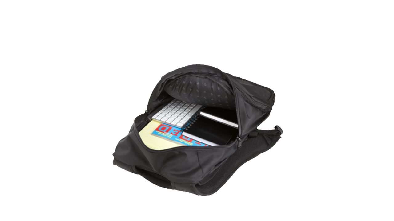 <a href="http://www.mypowerbag.com/backpacks/backpack.html" target="_blank" target="_blank"><strong>Powerbag backpack.</strong></a> It's equipped with a rechargeable battery system to charge your kid's phone, tablet or gaming device when they're on the go. You want want to borrow it, too. ($99)