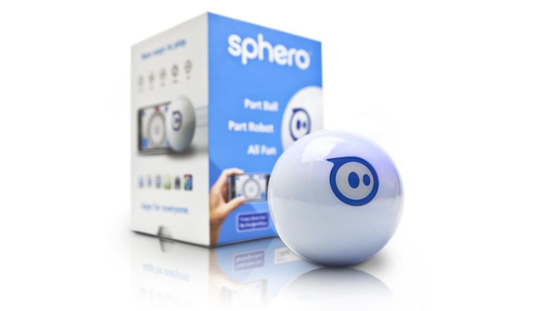 <a href="http://www.gosphero.com/" target="_blank" target="_blank"><strong>Sphero 2.0</strong></a><strong>.</strong> Using an Android or iOS device phone, you can control this robotic ball -- watch your cat chase it! -- and play games through more than 25 apps. Its makers say it's brighter and faster than the original Sphero from several years ago. ($129)
