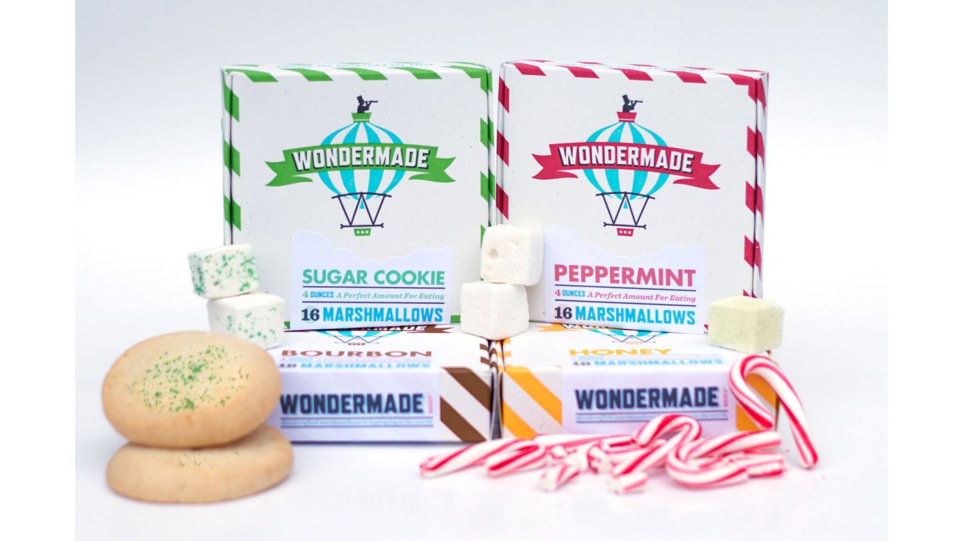 Wondermade Sugar Cookie, Peppermint, Bourbon and Honey Marshmallows -- $27