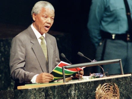 South African President Nelson Mandela addresses the UN General Assembly in New York in October 1994. A year later South Africa ratified the UN Convention to End All Forms of Discrimination Against Women.