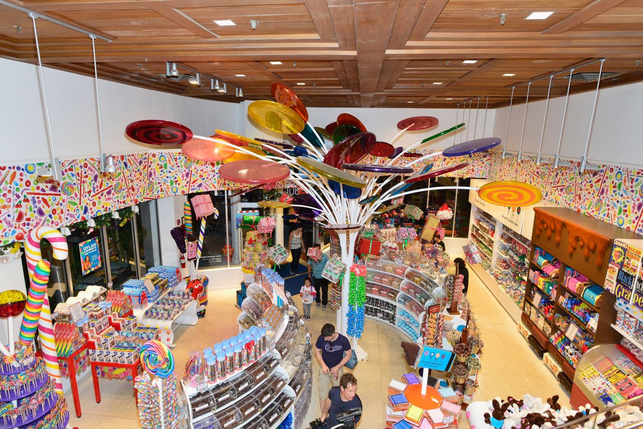 Dylan's Candy Bar hosts food artists Henry Hargreaves and Caitlin Levin during Art Basel on Friday, December 6, in Miami Beach.