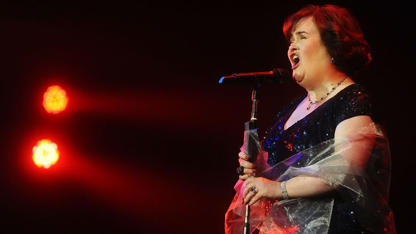 Susan Boyle performs at the Music Hall during her first tour on July 4, 2013 in Aberdeen, Scotland.