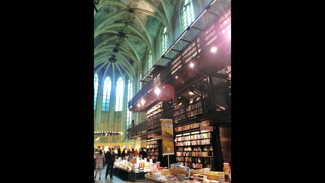 The Boekhandel Selexyz Dominicanen in Maastricht, Netherlands, is a 13th-century Dominican church that was converted into a bookstore that opened in 2007. It has won architectural awards and is considered by many visitors to be "the world's coolest bookstore," in the words of <a href="http://ireport.cnn.com/docs/DOC-1063487">iReporter Thai Dang</a>.