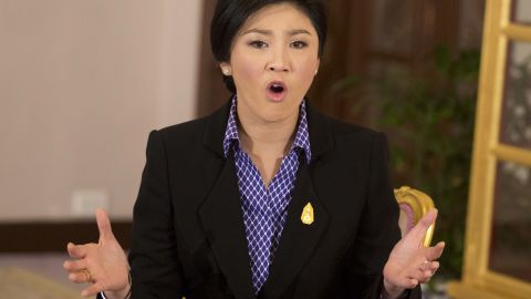 Protesters say Prime Minister Yingluck Shinawatra's government is influenced by her brother, the former PM.