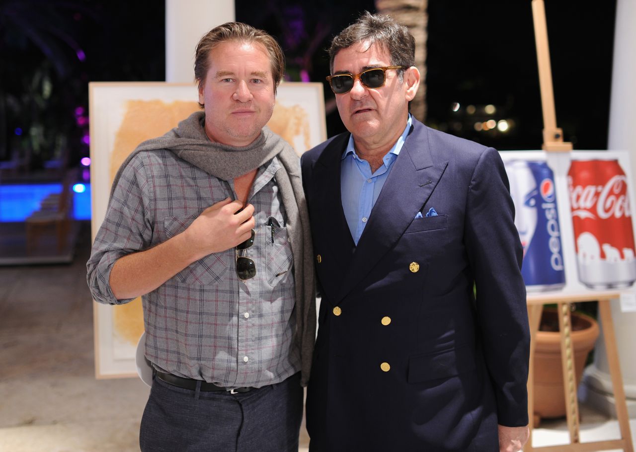 Every year charity art auctions take place around the main art fair. Collector Peter Brant and actor Val Kilmer attended an auction for Best Buddies, an organization that creates opportunites for people with intellectual and developmental disabilities. In recent years Kilmer, an avid collector, has purchased large sculptures while in Miami. 