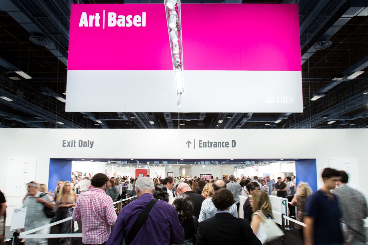 VIPs may swarm Art Basel Miami Beach, but vendors are not concerned with what films you have starred in. As art adviser and collector Andrew Renton says: "It doesn't matter if you flew in on your private jet, you are still going to have to stand in line for a sausage like everyone else." 