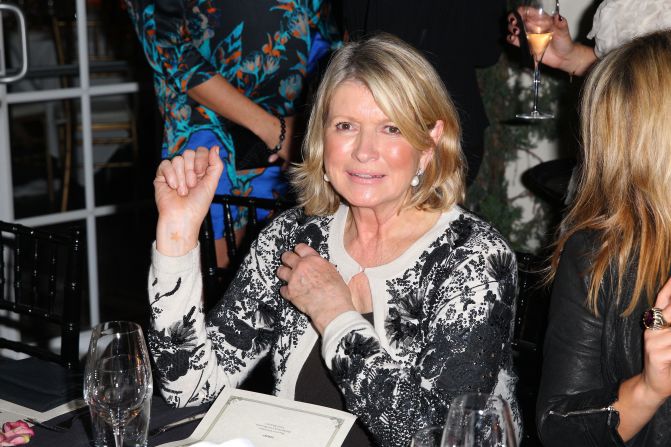 Last year domestic goddess Martha Stewart hobnobbed with art lovers at a dinner hosted by fashion guru Daphne Guinness during Art Basel. 