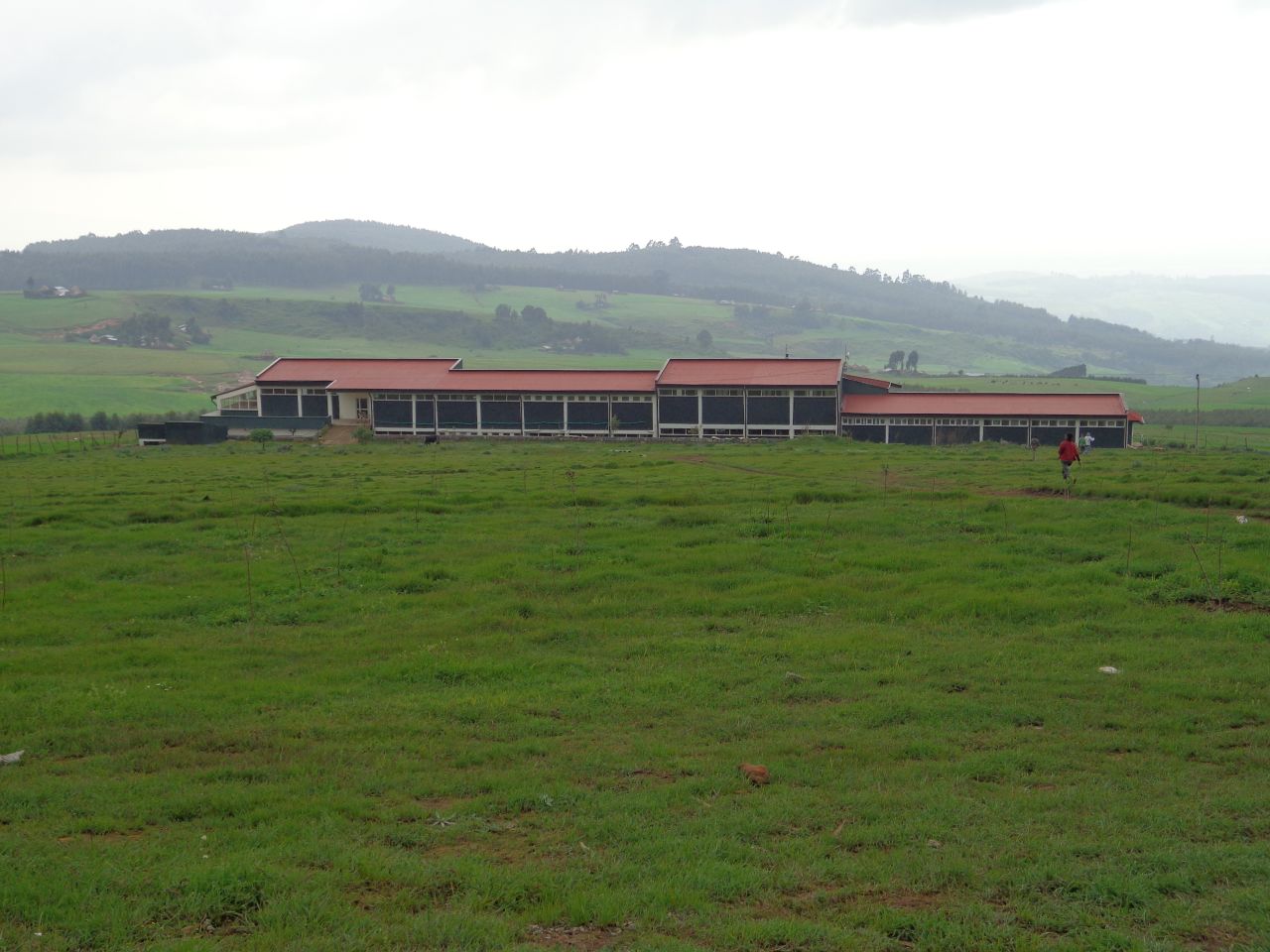 The modest office laboratories and guesthouses where Entoto's astronomers work and sleep.