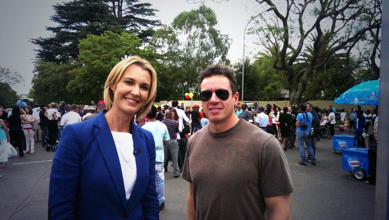 CNN's Robyn Curnow and Chris Cuomo in the field for coverage of Mandela's death in South Africa.