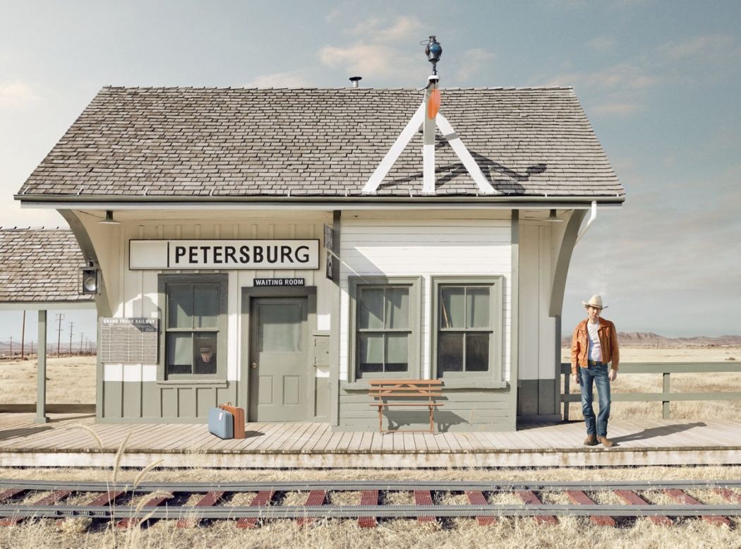 <em>Dean West, In Pieces</em> <br /><br />The "In Pieces" series combines the Emerging Talent Jury Winner Dean West's photography with the sculptures of Nathan Sawaya placed within. Using mostly frontal style imagery of the North American landscape, it references the American Picture Postcard.