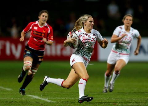 Megan Ellery made a stunning debut at the Women's Dubai Sevens in November by scoring four tries to finish as England's top scorer.
