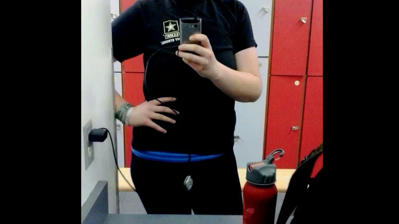 Over the course of a year and three months, Douglass lost 110 pounds -- and measured up to the Army's size requirements.
