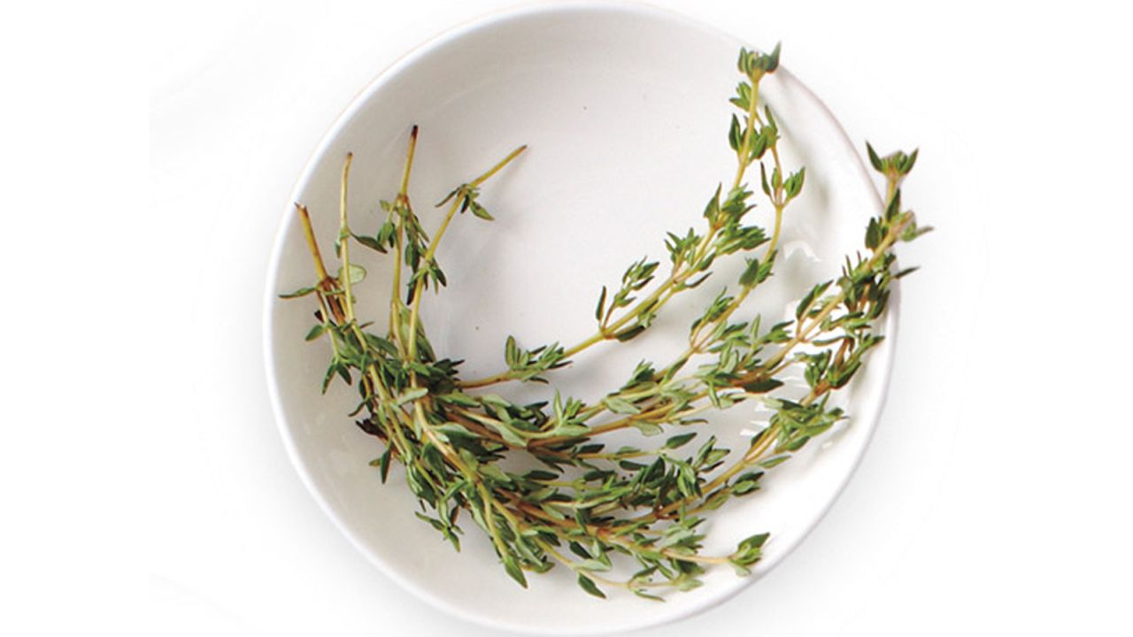 <strong>Thyme -- </strong>Health perk: The antioxidants in thyme may alleviate respiratory ailments like bronchitis, according to studies, and keep you breathing easy even when you're not sick. Use it in: Roasted poultry and meats, and seafood. 