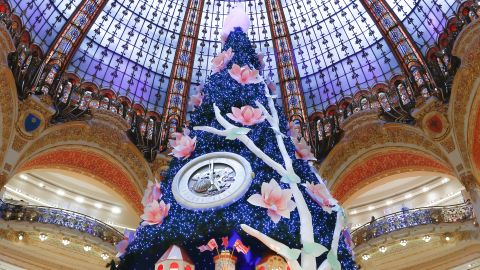 Christmas trees - galleries lafayette