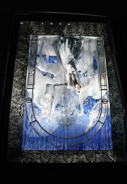 <strong>"Holidays on Ice," Bergdorf Goodman, New York:</strong> No, that's not an upside-down photo -- it's an upside-down window. The holiday featured in this wintry scene? April Fool's Day. 