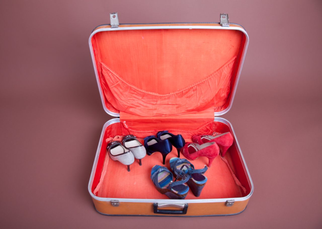 Choose your shoes first when packing, then match your clothes.