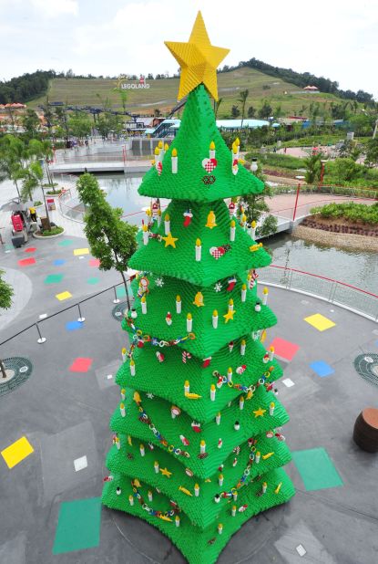 Built with 400,000 Lego blocks. Hey, did kids make this thing?